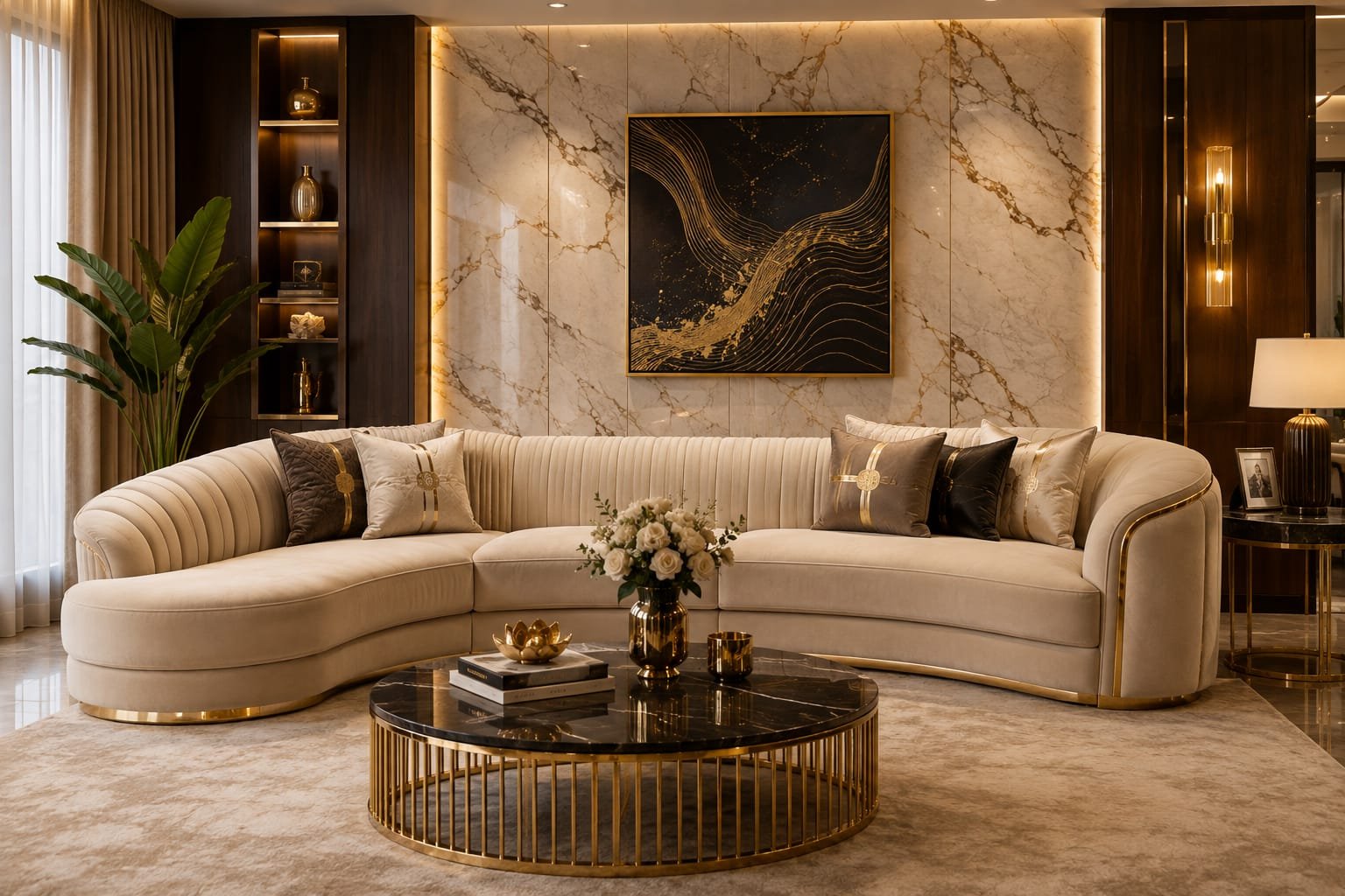 Luxury sofa design